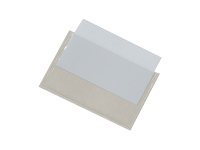 DURABLE Visitenkartentasche selbstklebend transparent, fuer 1 Visitenkarte, 100 St.