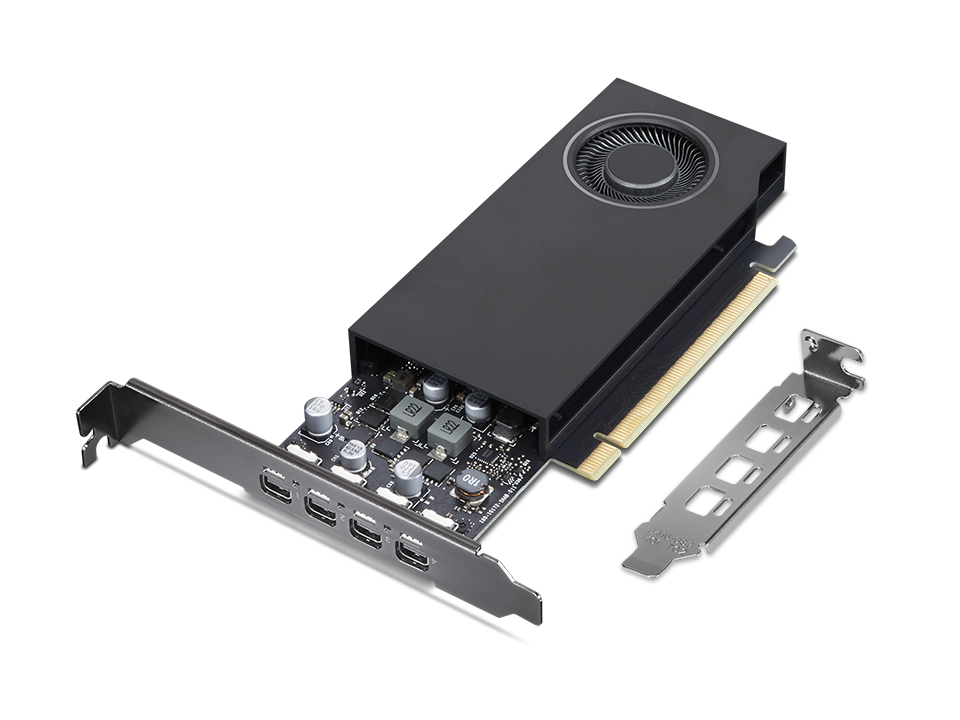 LENOVO NVIDIA RTX A1000 8GB 4xminiDP GDDR6 Graphics Card