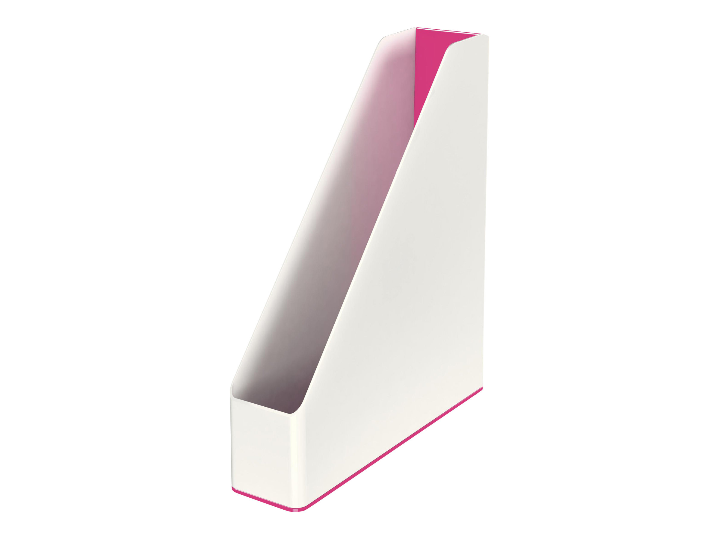 LEITZ Stehsammler WOW Duo Colour 53621023 perlweiss/pink Kunststoff, DIN A4 LEITZ Stehsammler WOW Duo Colour 53621023 perlweiss/pink Kunststoff, DIN A4