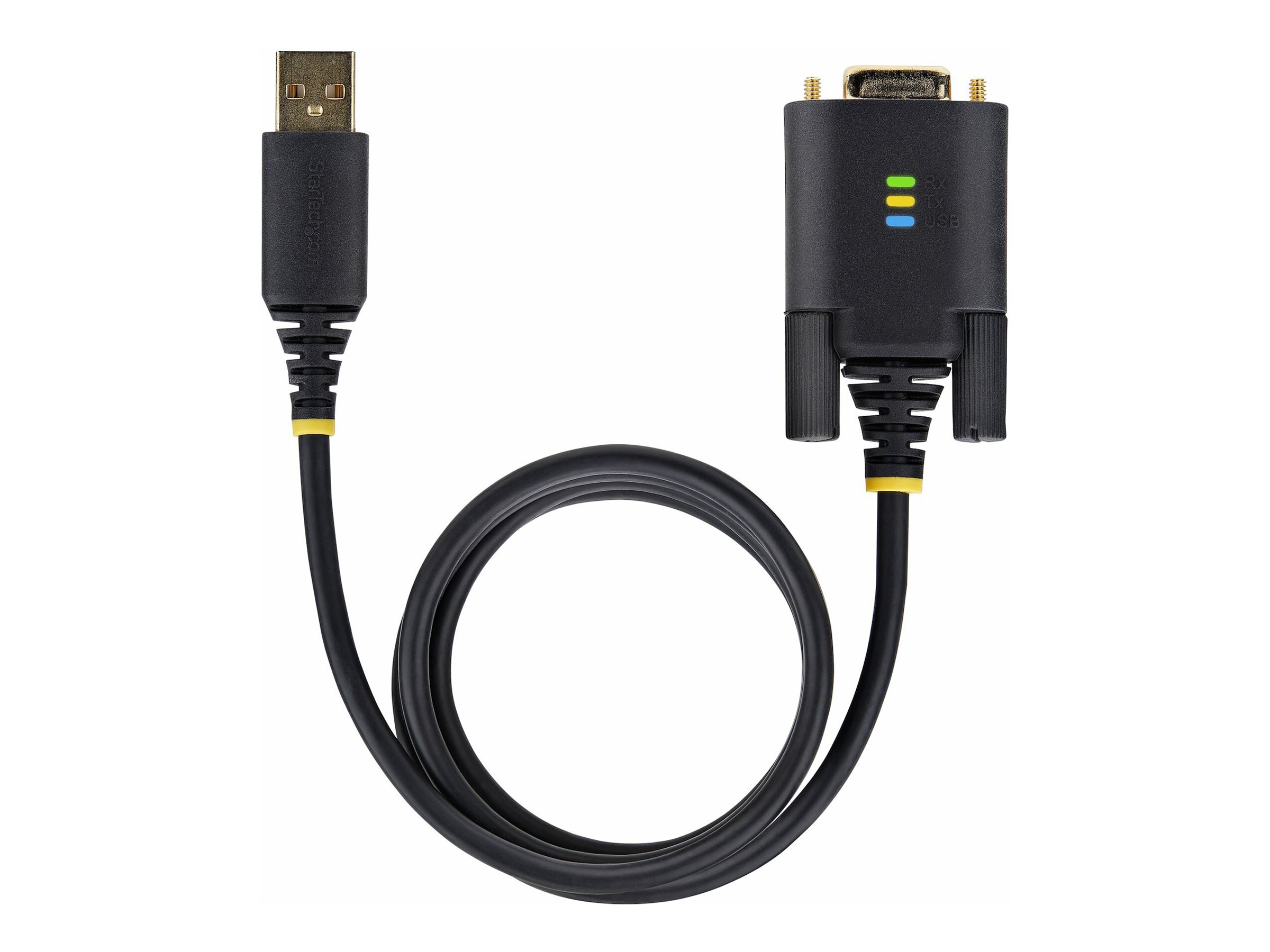 STARTECH.COM 3m USB auf Seriell Adapter COM-Retention FTDI USB-A zu DB9 Kabel USB RS232 Wechselbare Schrauben/Muttern