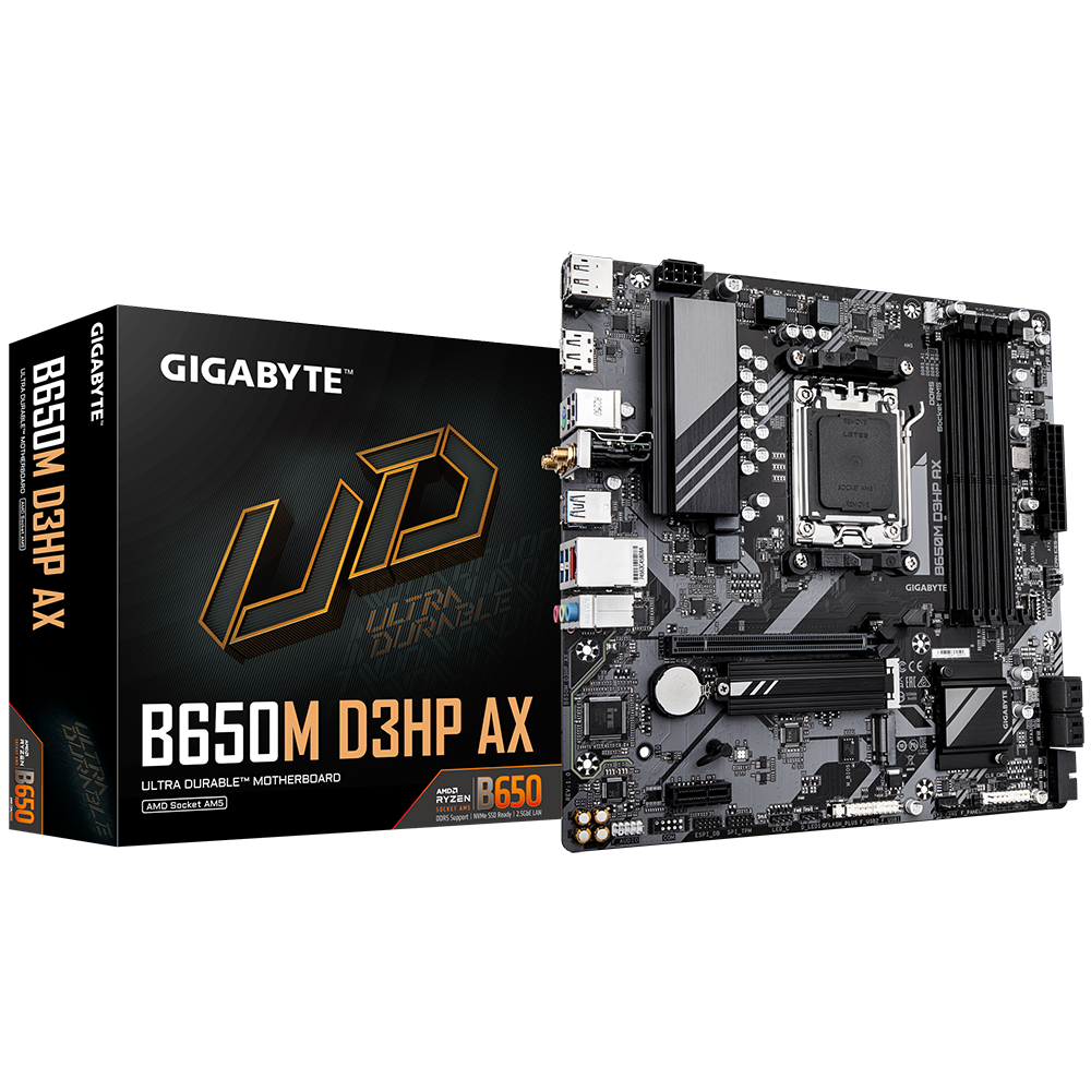 GIGABYTE B650M D3HP AX AM5 4xDDR5 4xSATA 2xM2