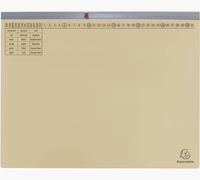 25 Exacompta Hängehefter Exaflex Karton chamois 1 x kaufmännische Heftung 25 Exacompta Hängehefter Exaflex Karton chamois 1 x kaufmännische Heftung