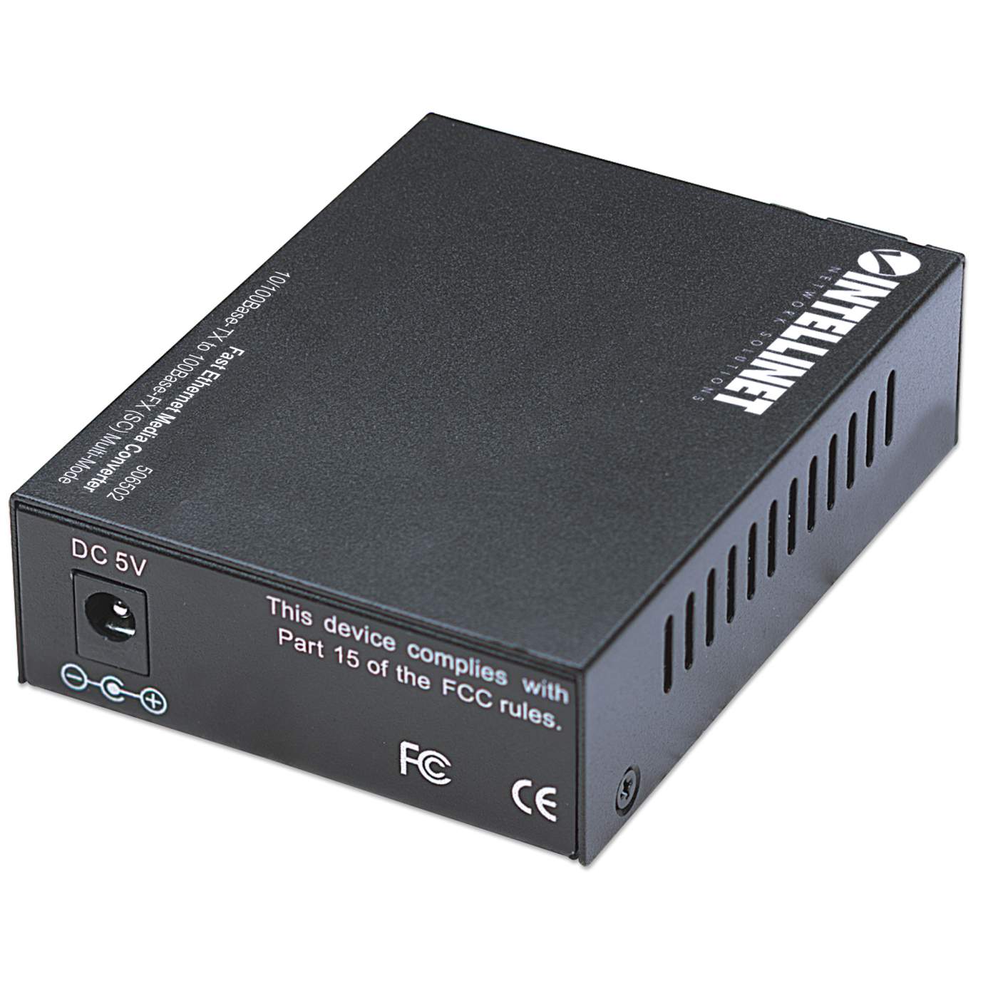 INTELLINET Fast Ethernet Medienkonverter 10100Base TX auf 100BaseFX SC Multimode 2 km