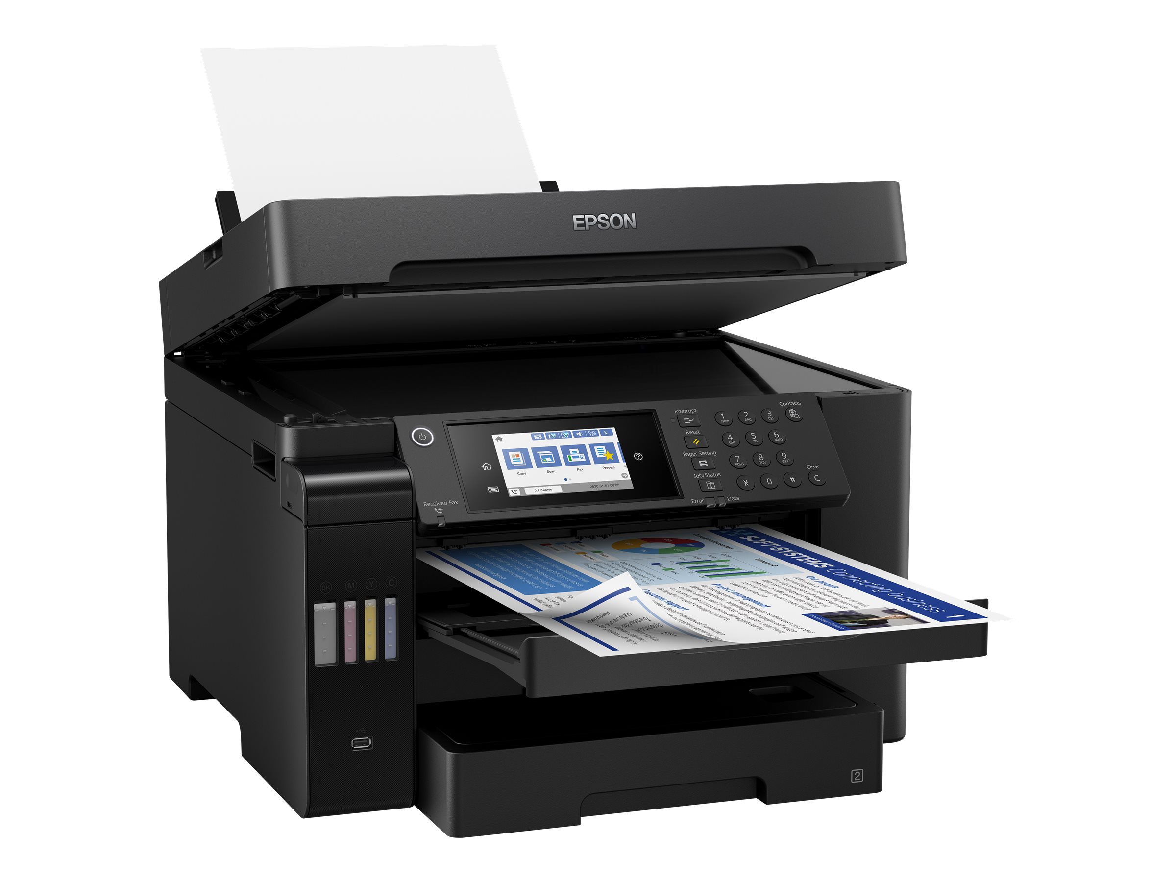 EPSON EcoTank ET-16650 4 in 1 Tintenstrahl-Multifunktionsdrucker schwarz