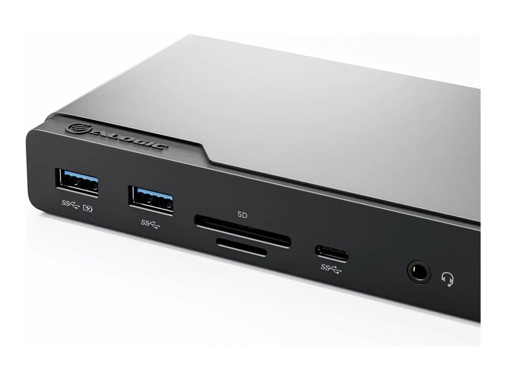 Alogic 14in1 USBC PD DV4 Quad Display Docking Station Space Gr