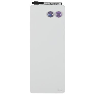 ACCO Glas-Magnettafel Mini 14,0 x 36,5 cm weiß