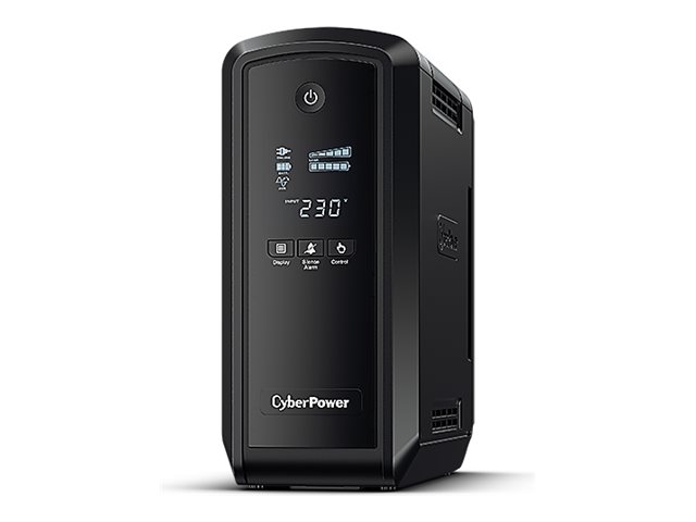 CYBERPOWER CP900EPFCLCD 900VA/540W Line-Interactive Sinuswelle USB LowNoise 6x Schuko komp. zu QNAP TS-251 SYNOLOGY DS216