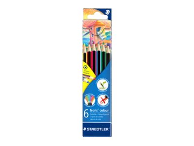 STAEDTLER Noris® colour 185 Buntstifte farbsortiert, 6 St. STAEDTLER Noris® colour 185 Buntstifte farbsortiert, 6 St.