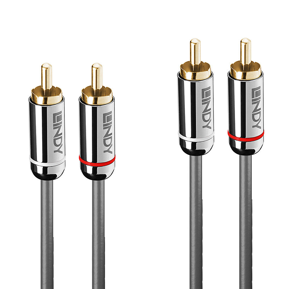 LINDY 1m Dual Phonokabel Cromo Line LINDY 1m Dual Phonokabel Cromo Line