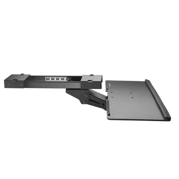 STARTECHCOM Under Desk Keyboard Tray 264in Wide Adjustable Computer Keyboard Stand Keyboard Shelf Ergonomic Keyboard Tra