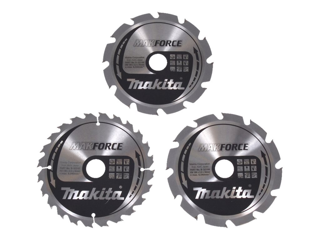 makita B-33906 MAKFORCE KreissÃ¤geblÃ¤tter-Set 3-teilig