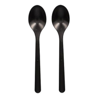 circulware RESBONSIBLES Mehrweg-Loeffel, Kunststoff schwarz, 50 St. circulware RESBONSIBLES Mehrweg-Loeffel, Kunststoff schwarz, 50 St.