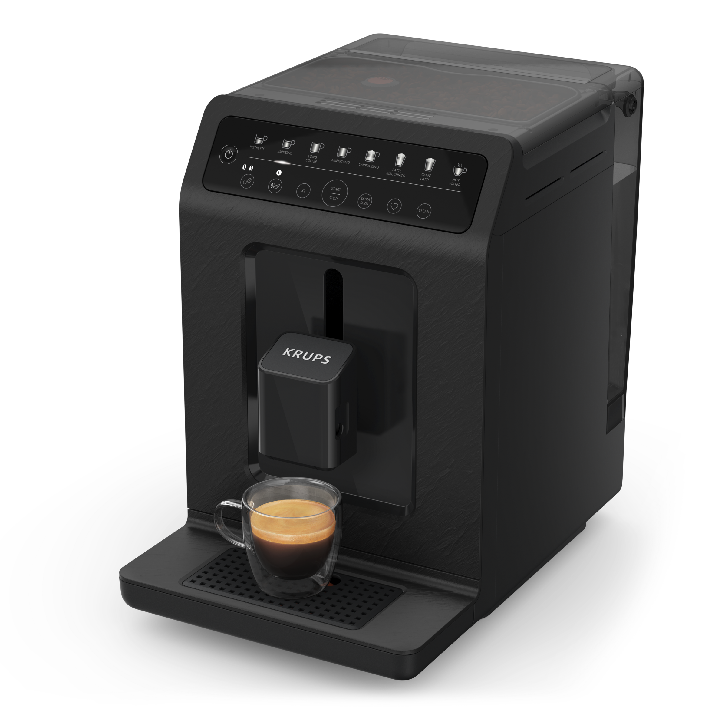 Krups Evidence EA897B10 EcoDesign Automatische Kaffeemaschine mit Cappuccinatore 15 bar