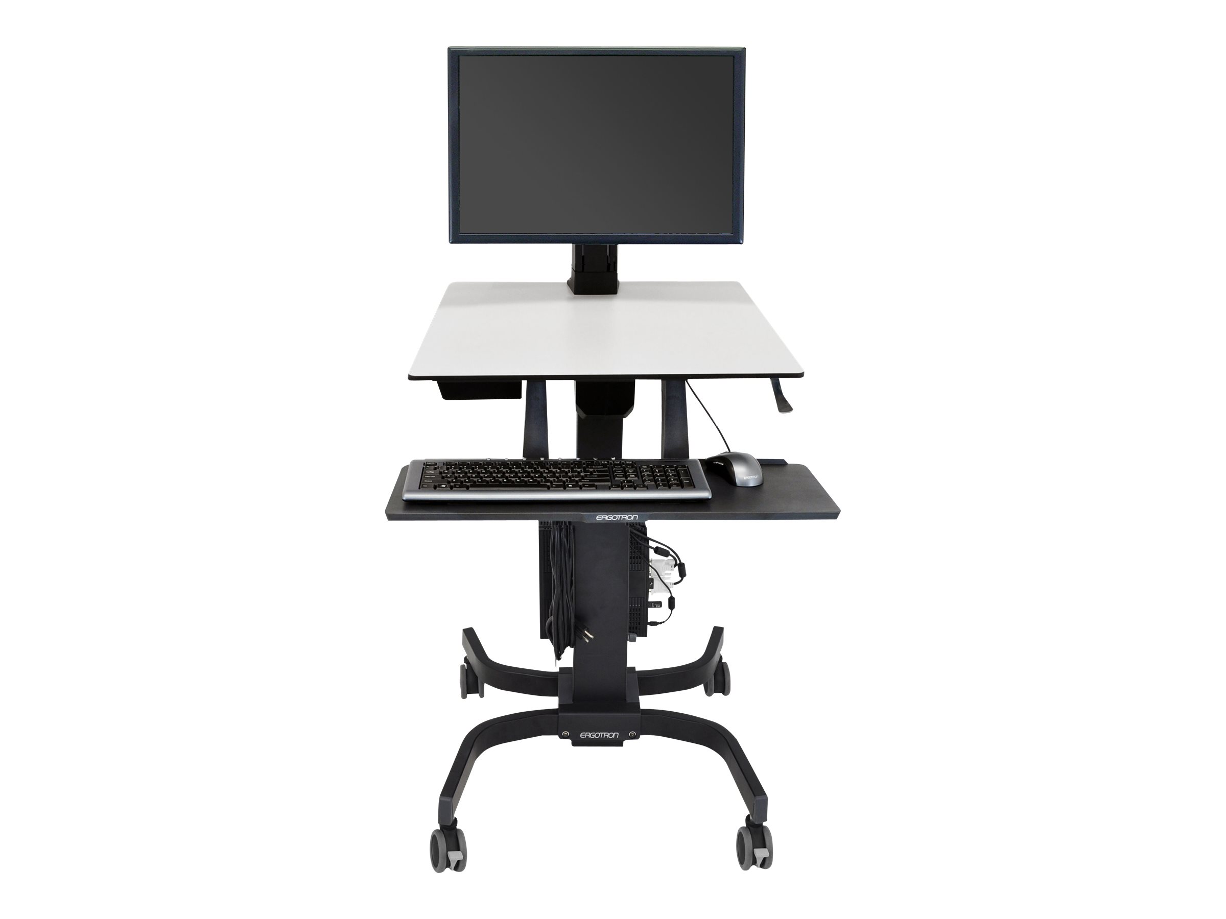 ERGOTRON WorkFit-C Steh-Sitz-Arbeitsplatz mittelgrosser Monitor HD 76cm 30Zoll LCD 14,7kg. Anhebung bis 63cm VESA 75x75 100x100mm