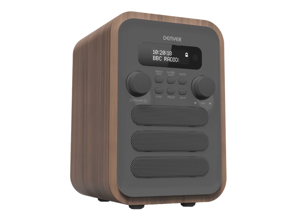 DENV DAB+ Radio DAB-48Grey DENV DAB+ Radio DAB-48Grey