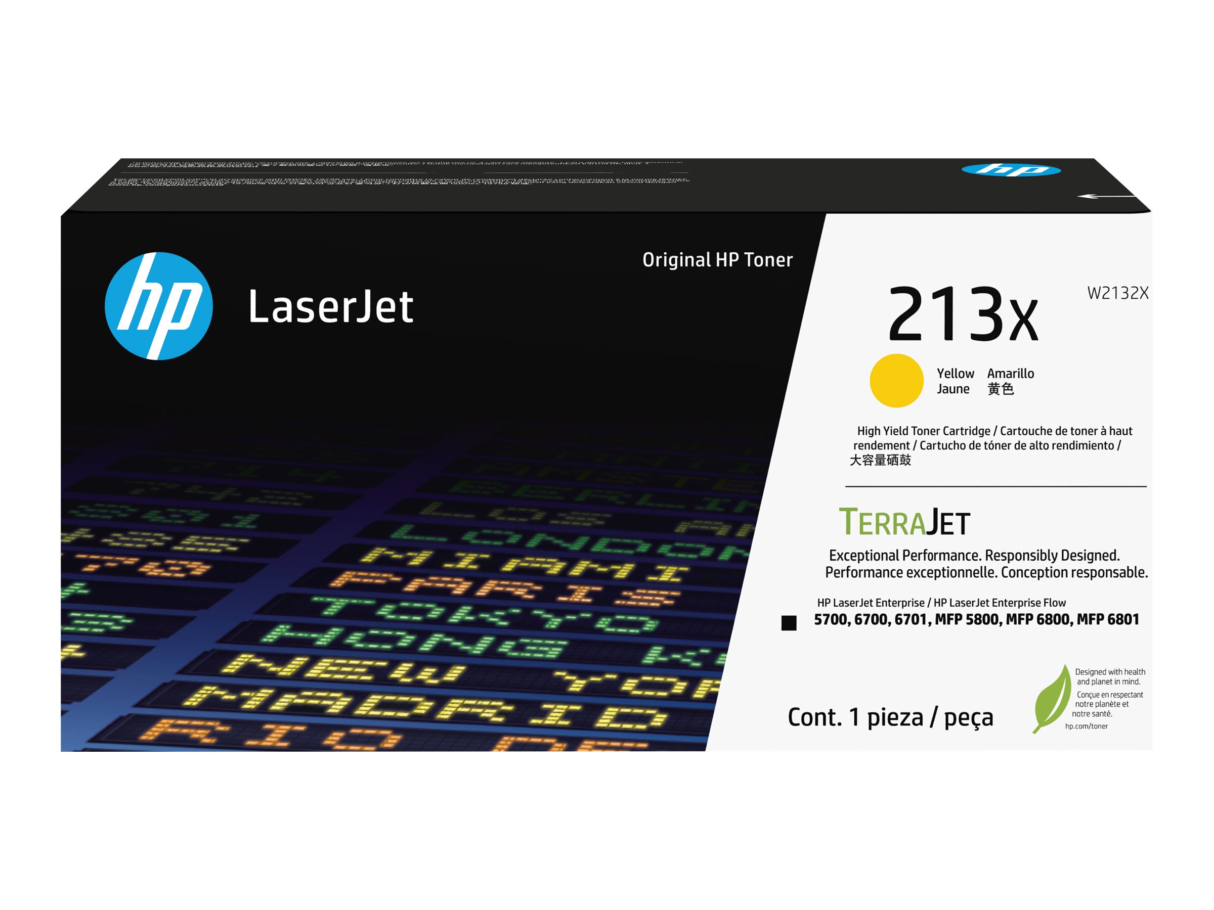HP 213X (W2132X) gelb Tonerkartusche HP 213X (W2132X) gelb Tonerkartusche