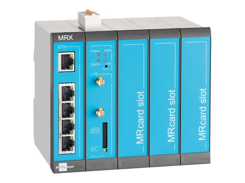 INSYS icom MRX5 1.1 LTE modularer LTE-Router EMEA-Frequenzen VPN-Option INSYS icom MRX5 1.1 LTE modularer LTE-Router EMEA-Frequenzen VPN-Option