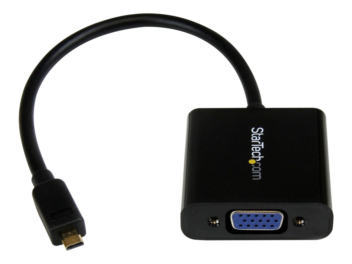 StarTech.com Micro-HDMI auf VGA-Adapter - Konverter für Smartphones/Ultrabook/Tablet - 1920 x 1080