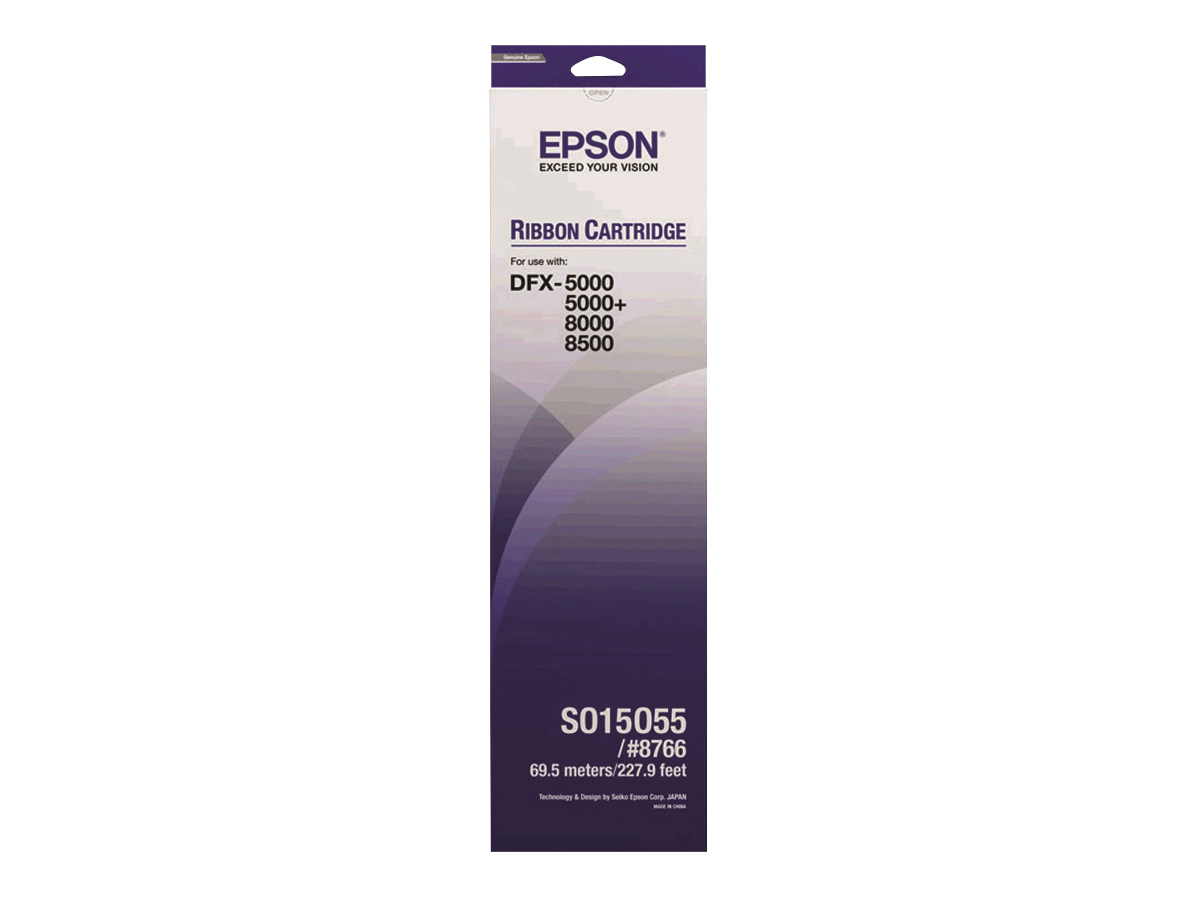EPSON S015055 Farbband schwarz fabric 15.000.000 Zeichen 1er-Pack EPSON S015055 Farbband schwarz fabric 15.000.000 Zeichen 1er-Pack