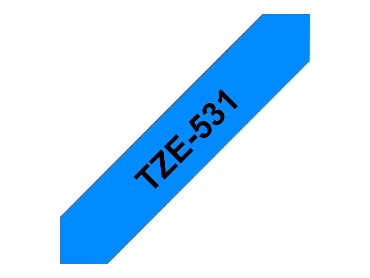 BROTHER P-Touch TZE-531 schwarz auf blau 12mm BROTHER P-Touch TZE-531 schwarz auf blau 12mm