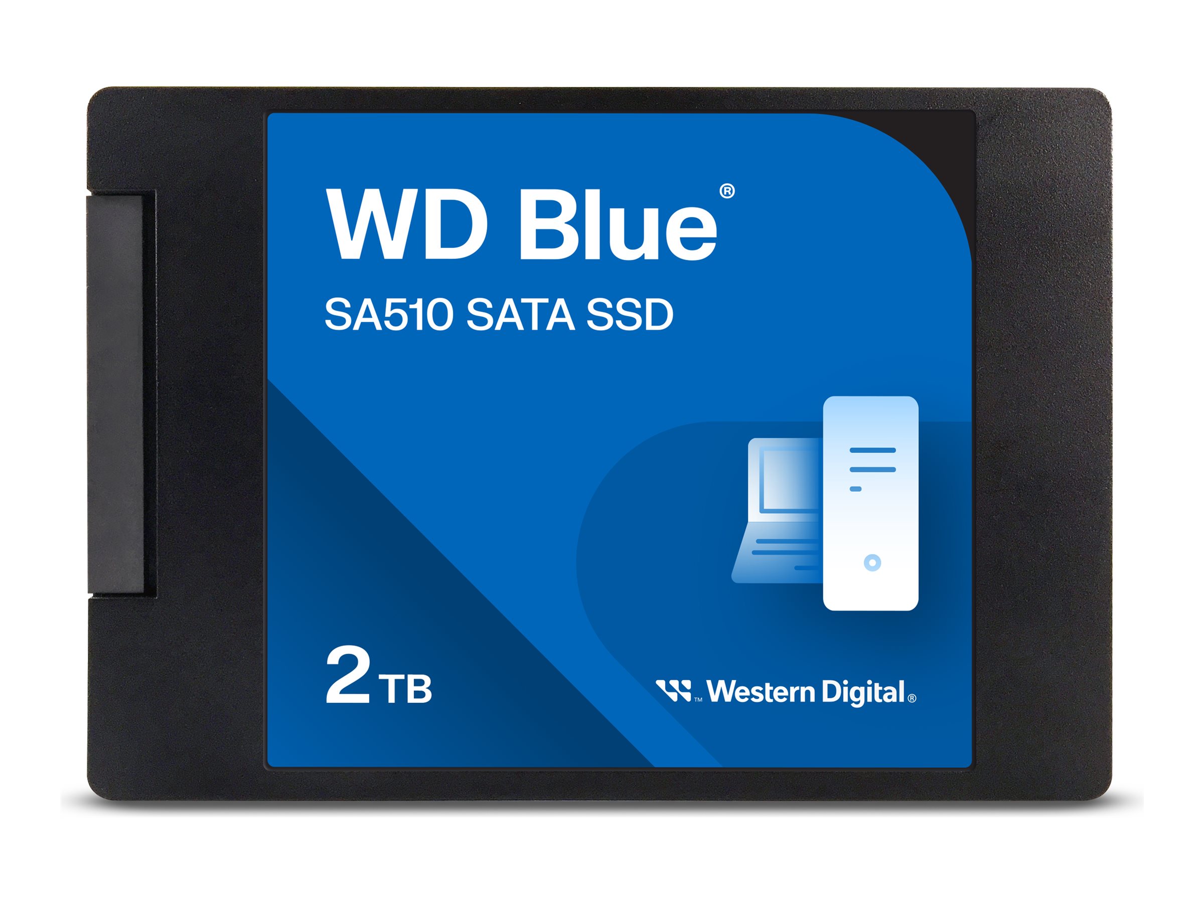 WD Blue SA510 SSD 2TB SATA III 6Gb/s cased 6,9cm 2,5Zoll 7mm internal single-packed WD Blue SA510 SSD 2TB SATA III 6Gb/s cased 6,9cm 2,5Zoll 7mm internal single-packed