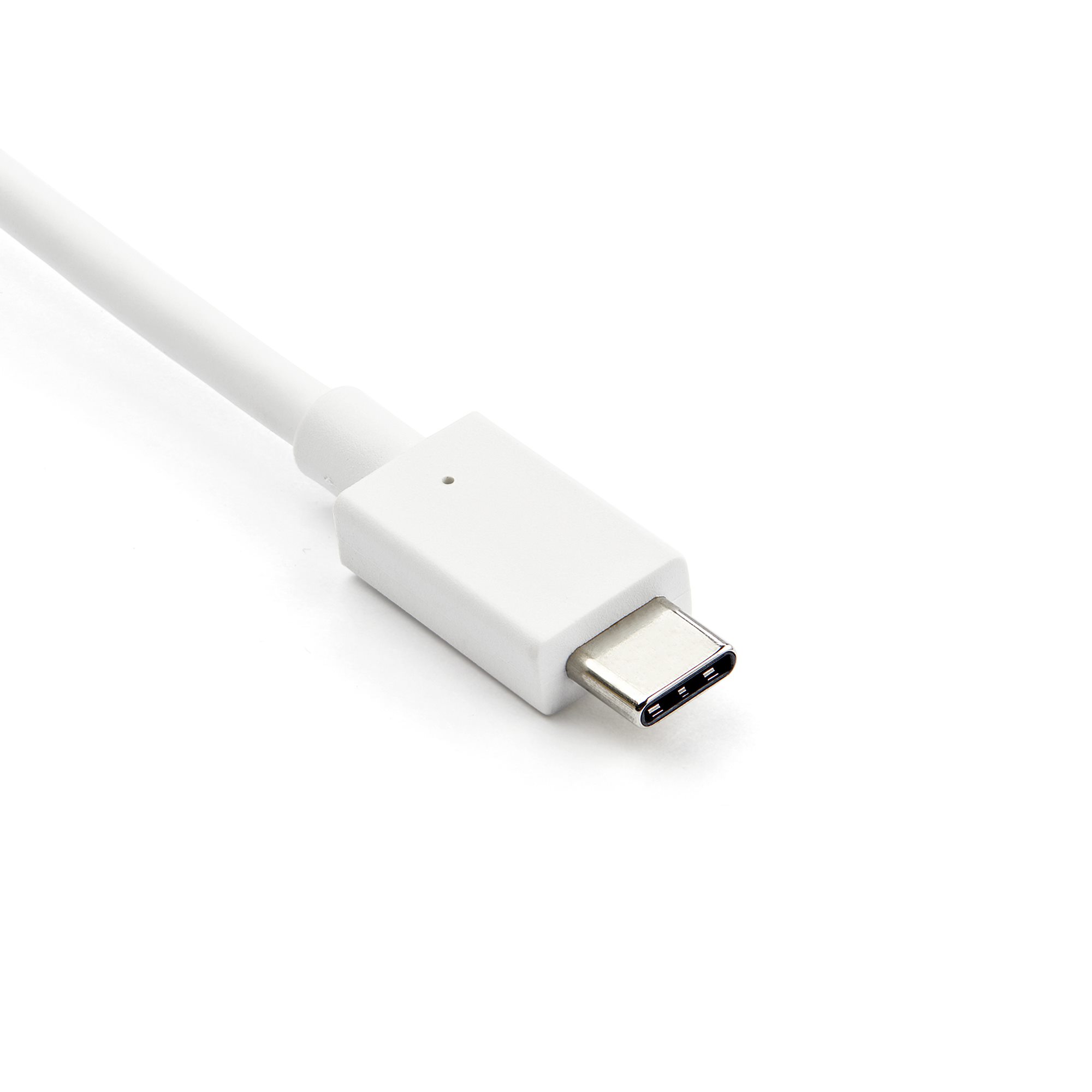 STARTECHCOM USBC zu HDMI Adapter USB Typ C zu HDMI Konverter für Computer mit USB 4K 60Hz Weiss