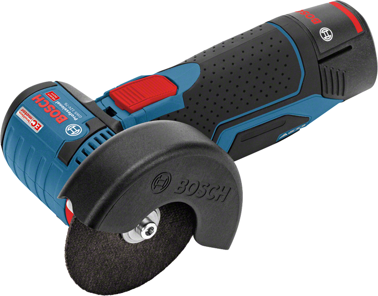 BOSCH Professional GWS 12V76 AkkuWinkelschleiferSet 12,0 V, mit 2 Akkus