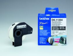 Brother DK-11204 - Schwarz auf Weiß - 17 x 54 mm 400 Etikett(en) (1 Rolle(n)