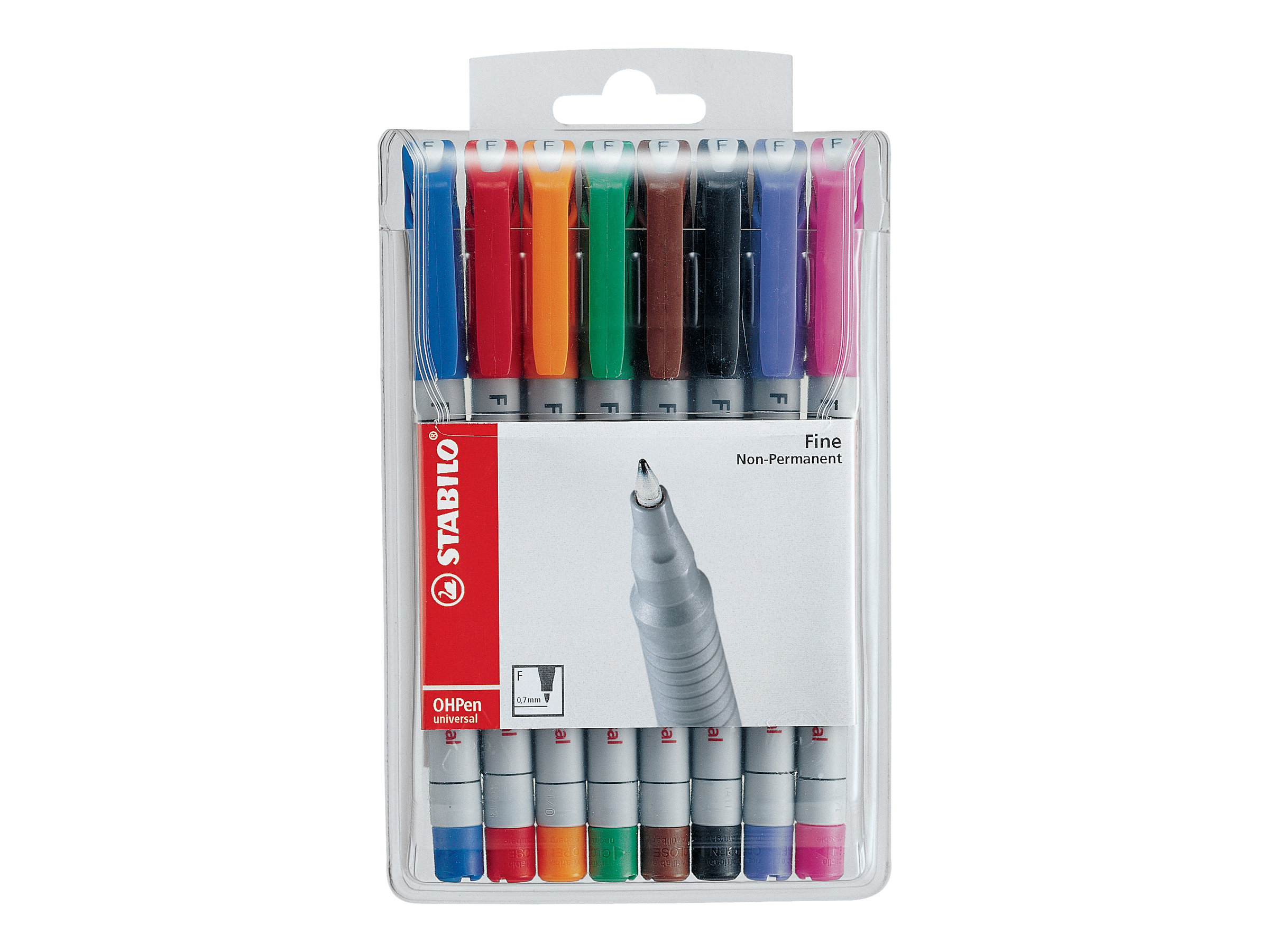STABILO OHPen Folienstifte-Set farbsortiert 8 St. STABILO OHPen Folienstifte-Set farbsortiert 8 St.