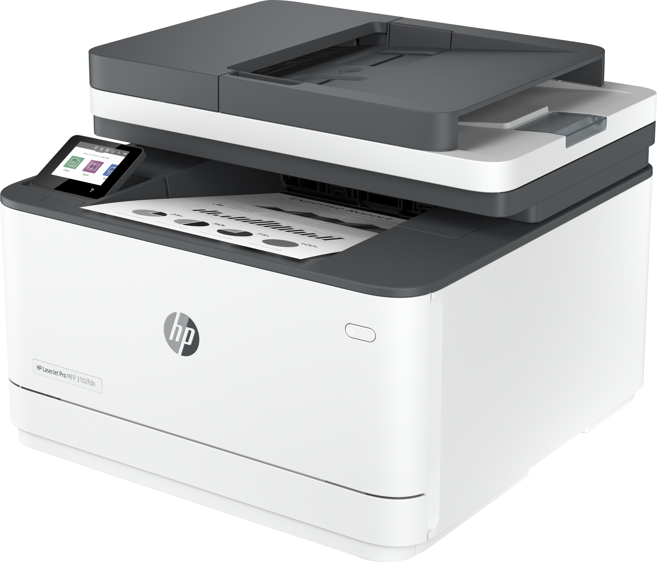 HP LaserJet Pro MFP 3102fdn 4 in 1 LaserMultifunktionsdrucker weiß