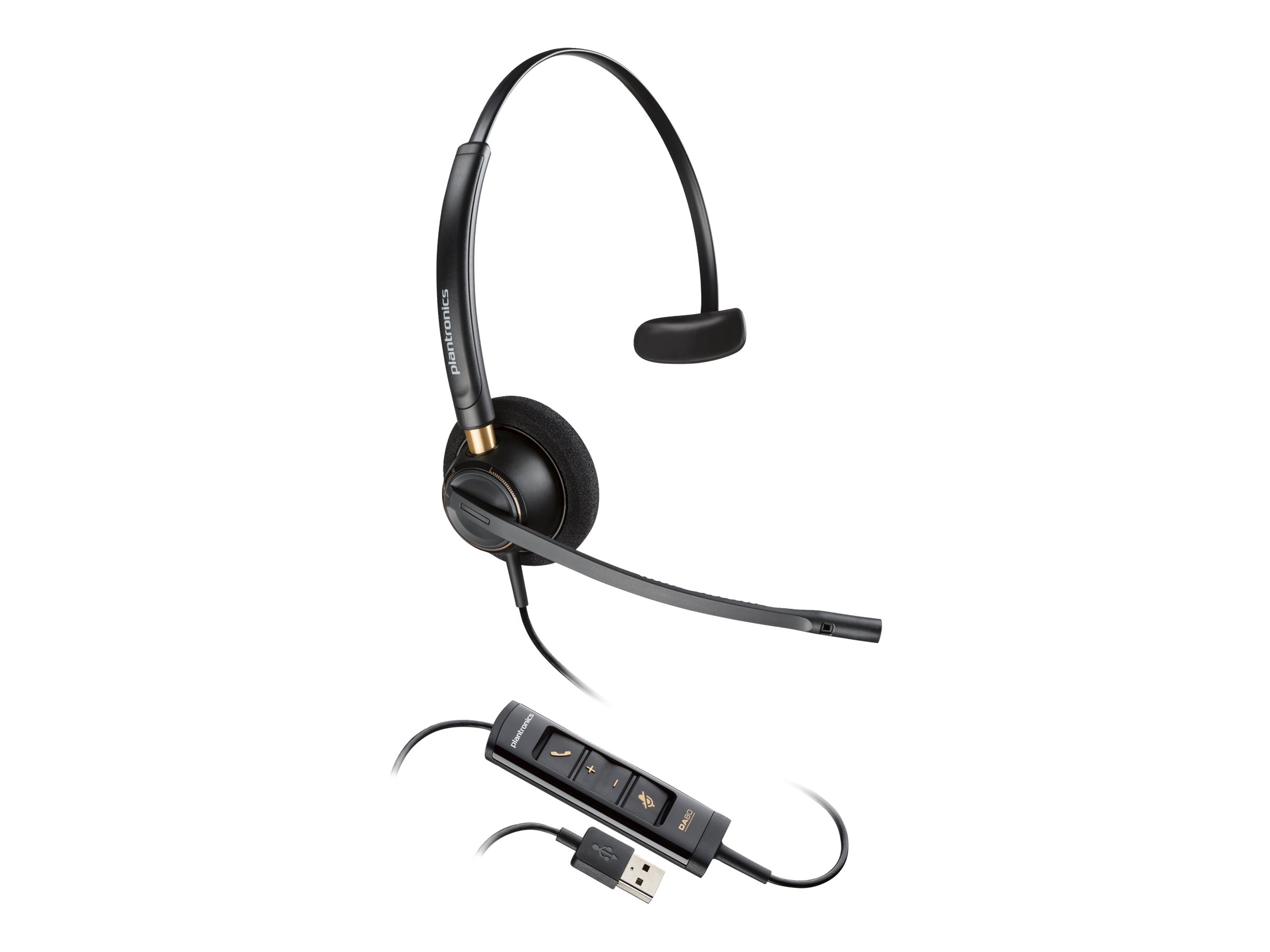 HP Poly EncorePro 515 Microsoft Teams Certified Monoaural with USB-A Headset HP Poly EncorePro 515 Microsoft Teams Certified Monoaural with USB-A Headset