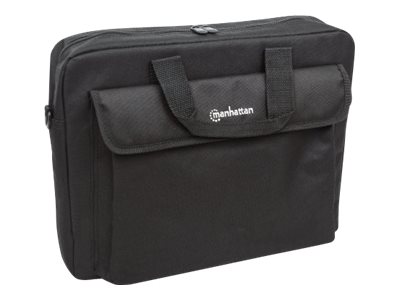 MANHATTAN Notebook Tasche London Top Load geeignet fuer die meisten Notebooks bis zu 39.62cm 15,6Zoll schwarz
