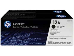 HP 12A (Q2612AD) schwarz Tonerkartuschen, 2er-Set