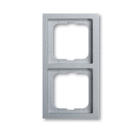 Busch-Jaeger Rahmen 1722-183K 2fach aluminiumsilber Busch-Jaeger Rahmen 1722-183K 2fach aluminiumsilber