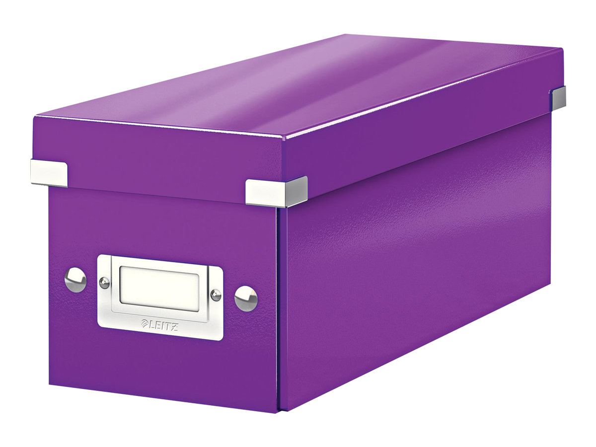 LEITZ CD-/DVD-Box Click & Store violett, 1 St. LEITZ CD-/DVD-Box Click & Store violett, 1 St.