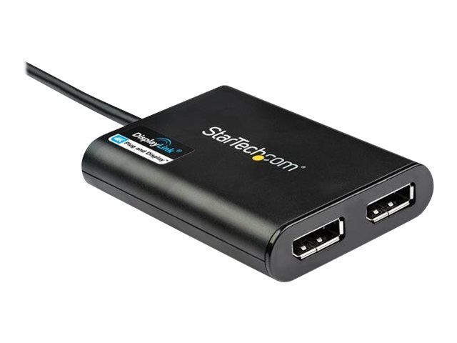 StarTech.com USB 3.0 to Dual DisplayPort Adapter 4K 60Hz, DisplayLink Certified, Video Converter with External Graphics Card - Mac & PC (USB32DP24K60) - DisplayPort-Adapter - USB Typ A zu DisplayPort - 30 cm