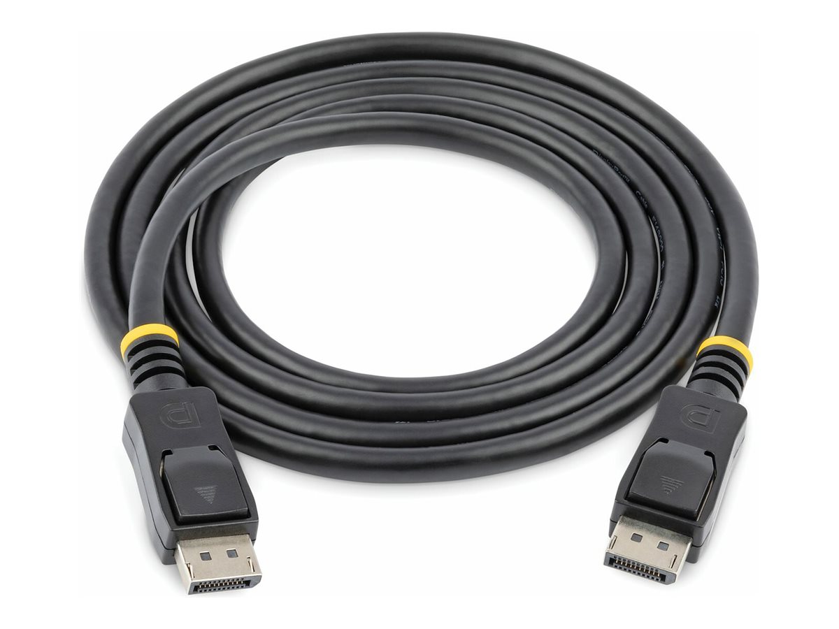 STARTECH.COM 0.5m Short DisplayPort 1.2 Cable with Latches M/M DisplayPort 4k