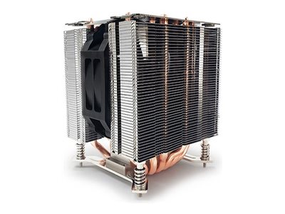 DYNATRON Q11P Intel CPU Kuehler LGA1700 4U Kuehlkoerper und Lamellen aus Aluminium mit Heat Pipes Aktiv mit PWM bis zu 235W TDP