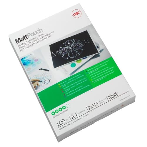 GBC MattPouch Laminierfolien matt für A4 125 micron, 100 St