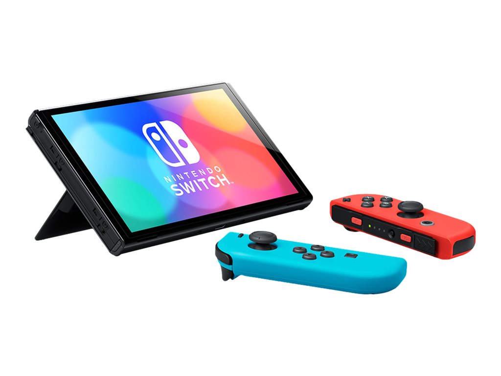 Nintendo Switch OLED Konsole neon rot/neon blau