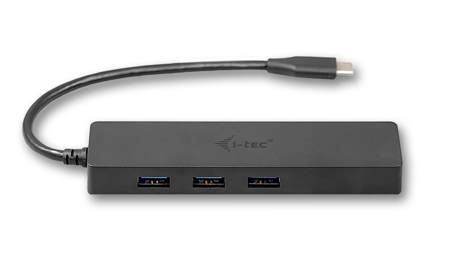 ITEC USB C Slim HUB 3 Port mit Gigabit Ethernet Adapter ideal fuer New Macbook Macbook Pro 2016 usw kompatible mit Thunderbolt 3