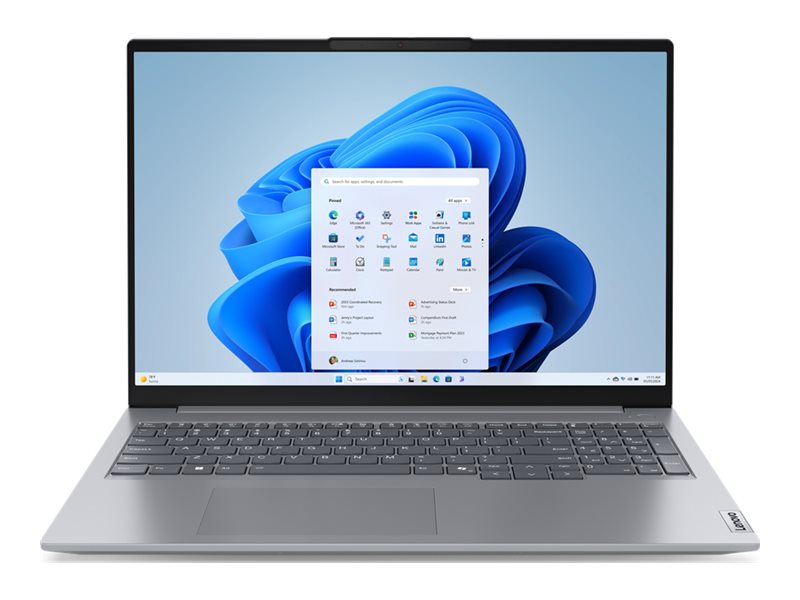 LENOVO ThinkBook 16 G7 Intel Core Ultra 7 155H 40,64cm 16Zoll No Touch WUXGA 32GB 1TB SSD UMA W11P No WWAN Arctic Grey TopSeller LENOVO ThinkBook 16 G7 Intel Core Ultra 7 155H 40,64cm 16Zoll No Touch WUXGA 32GB 1TB SSD UMA W11P No WWAN Arctic Grey TopSeller