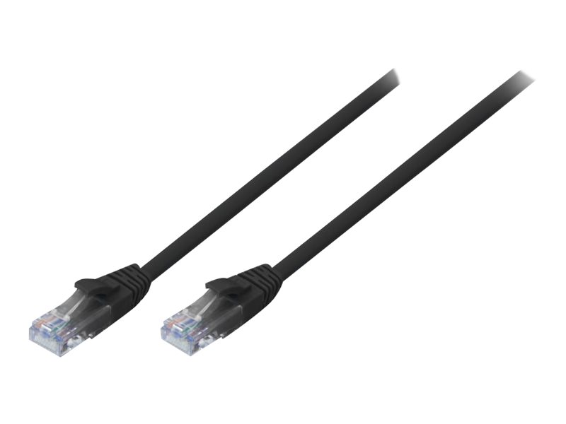 LINDY Cat.6 U/UTP Kabel schwarz 5m