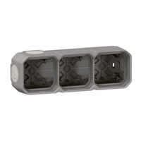 Legrand Gehäuse 3fach waagerecht Feuchtr. AP Plexo IP55 Legrand Gehäuse 3fach waagerecht Feuchtr. AP Plexo IP55