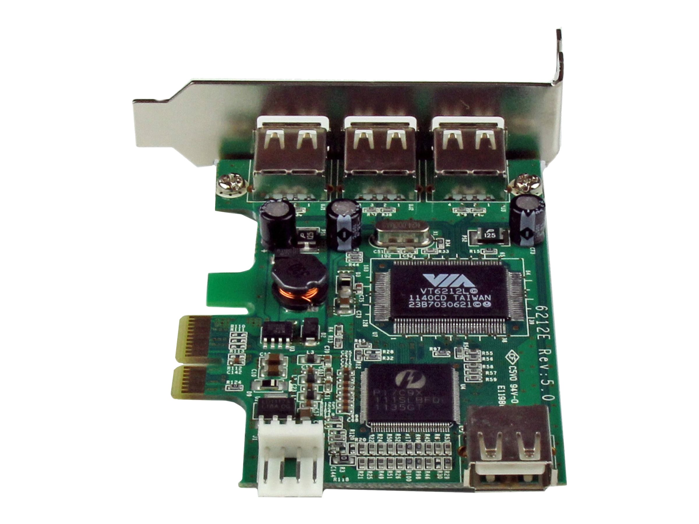 STARTECHCOM 4 Port USB 20 PCI Express Low Profile Schnittstellenkarte