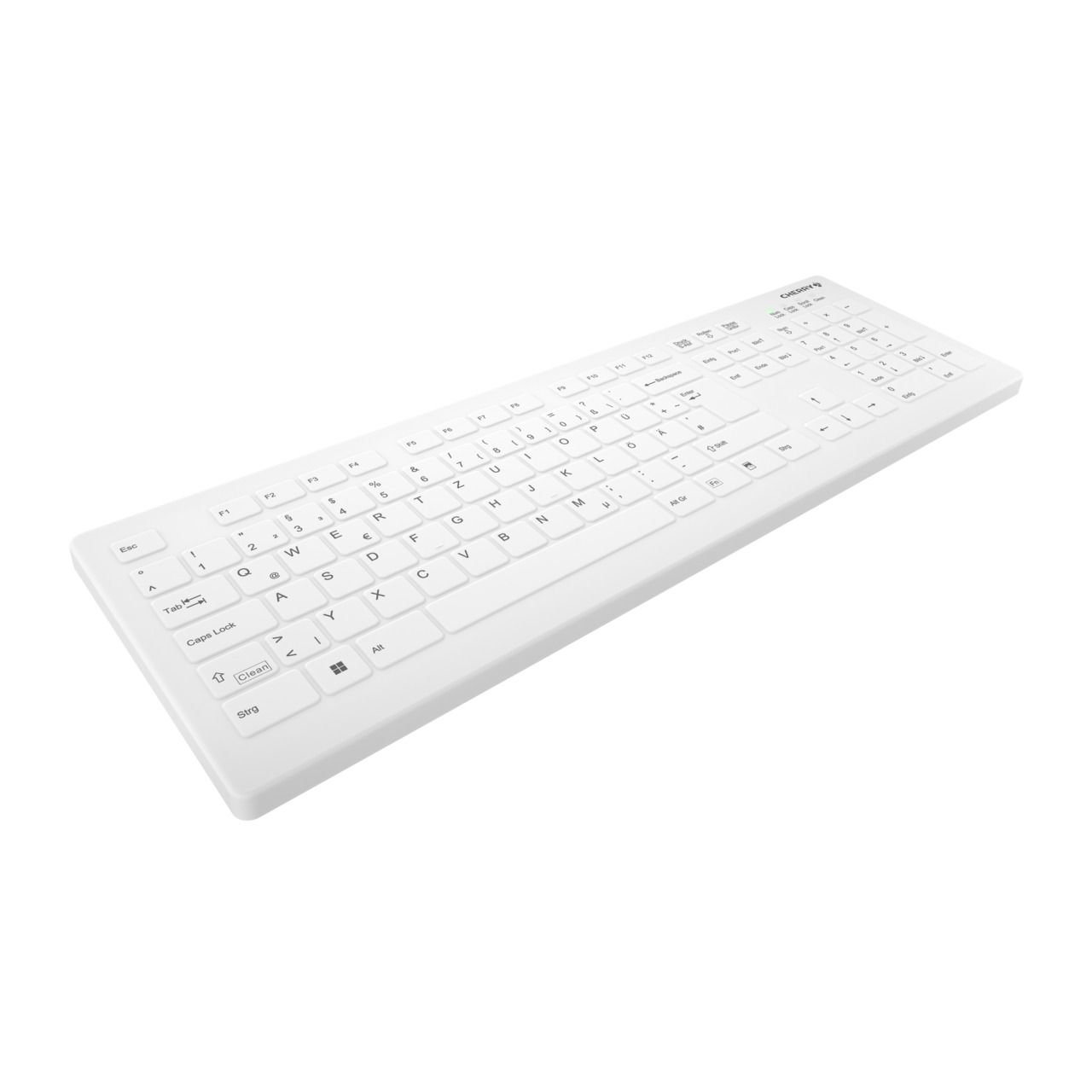 CHERRY AKC8112 Medical Keyboard HygieneTastatur kabellos weiss