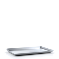 blomus Tablett BASIC silber rechteckig 25,0 x 15,0 cm
