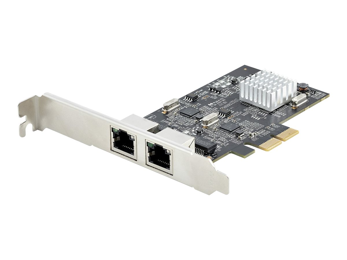STARTECHCOM 2Port 25 Gbit PCIe Netzwerkkarte Intel I225V DualPort Computer LAN Karte MultiGigabit NIC 25G PCI Express Server