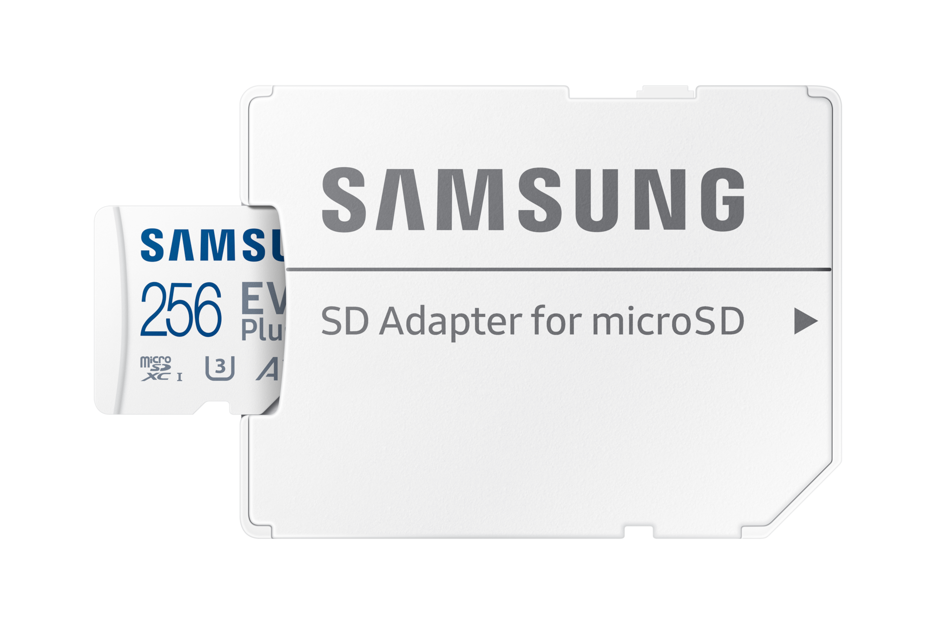 SAMSUNG EVO PLUS microSD 256GB 2024 inkl SD Adapter Speicherkarte UHSI U3 Full HD 4K UHD 160 MBs Lesen
