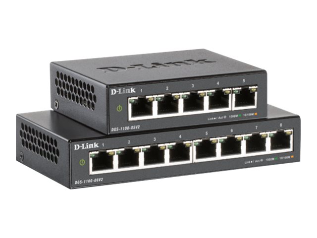 D-LINK DGS-1100-05PDV2 5-Port Gigabit PoE-powered PoE Smart Switch 5x 10/100/1000Mbit/s 1x PD Port 2x 802.3af Port (ohne Netzteil) D-LINK DGS-1100-05PDV2 5-Port Gigabit PoE-powered PoE Smart Switch 5x 10/100/1000Mbit/s 1x PD Port 2x 802.3af Port (ohne Netzteil)